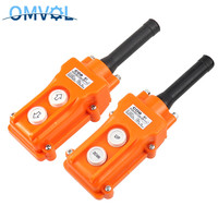 1PC COB61 Waterproof Hoist Push Button Switch Crane Switch COB-61 Pendant Controller