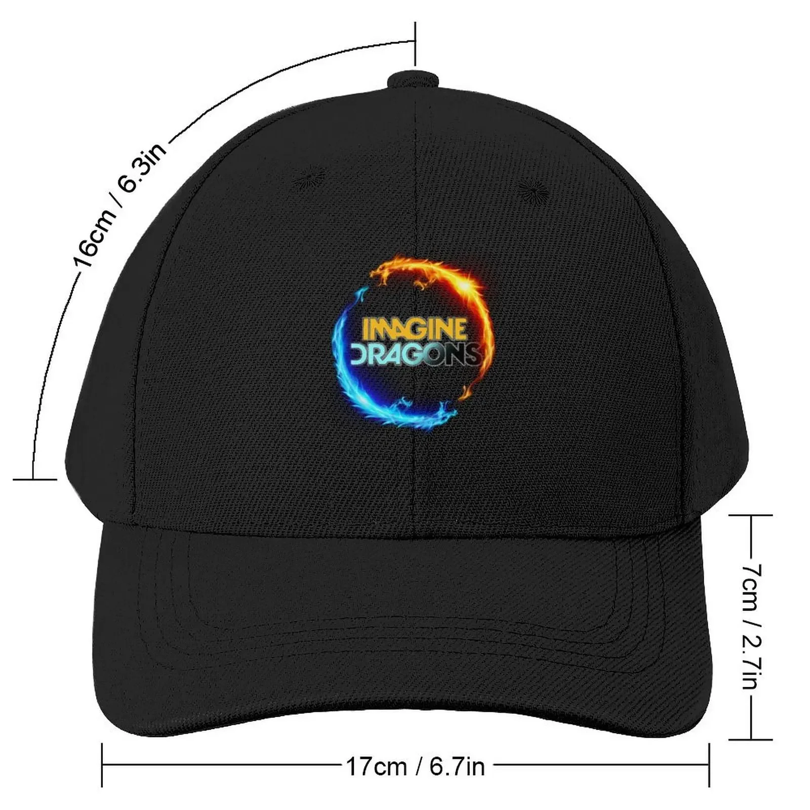 Imagine Dragon's Circle Baseball Cap Golf Hat Man Golf Hat hard hat Hats Man Women's