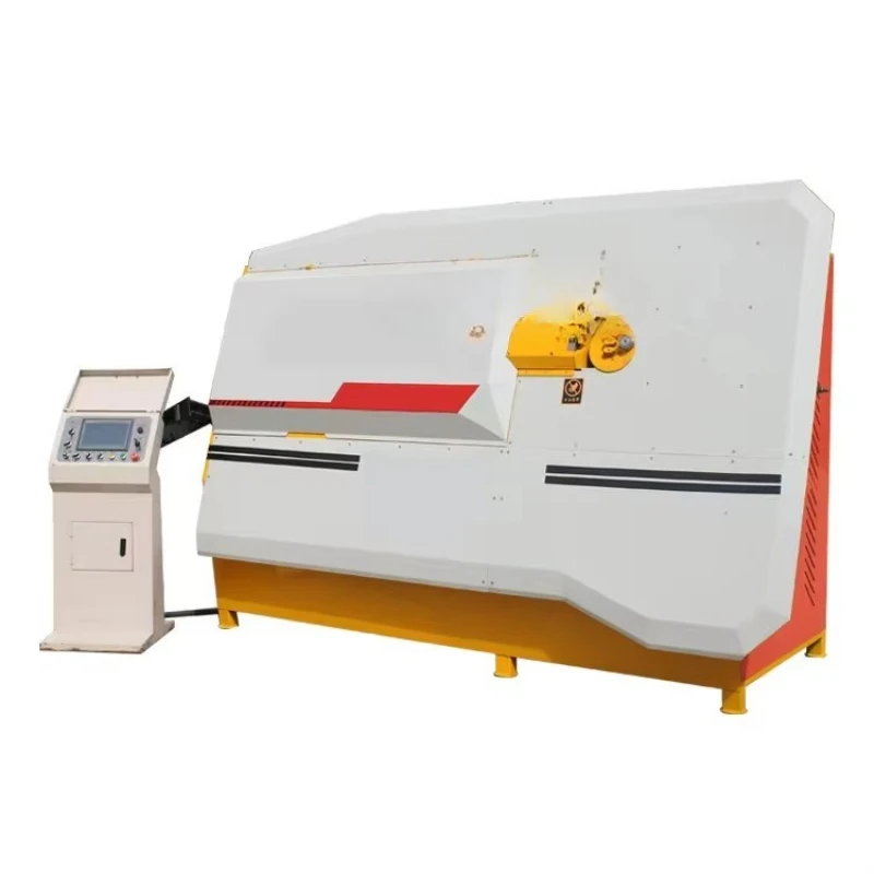 Automatic 2D numerical control wire and steel bending machine with new motor core components, and stirrup bending machine.