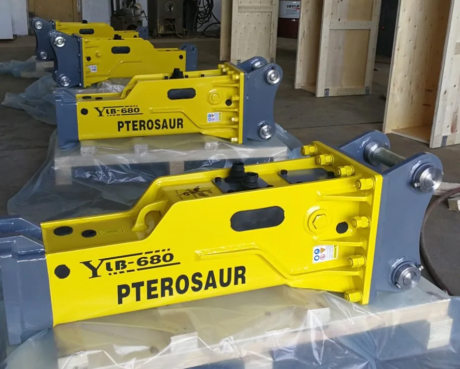 New Arrival 4-7 Tons Hydraulic Breaker YLB680 with 68mm Chisel Diameter On Sale