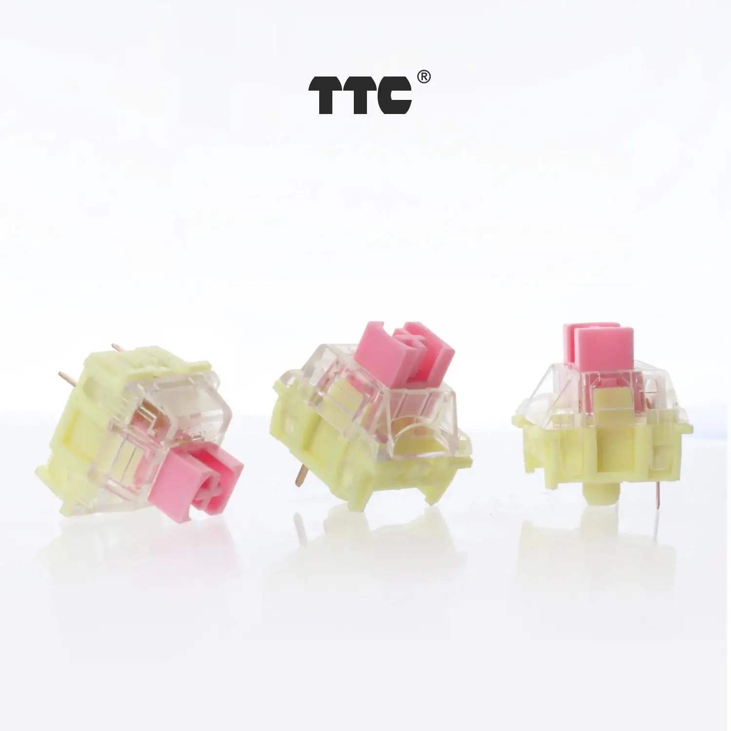 TTC-مفتاح لوحة المفاتيح الميكانيكية ، 37g ، 3 دبابيس ، خطي ، SMD ، RGB ، مشغل سريع ، سلس ، ساخن ، مبادلة MX ، مخصص ، مفتاح V2