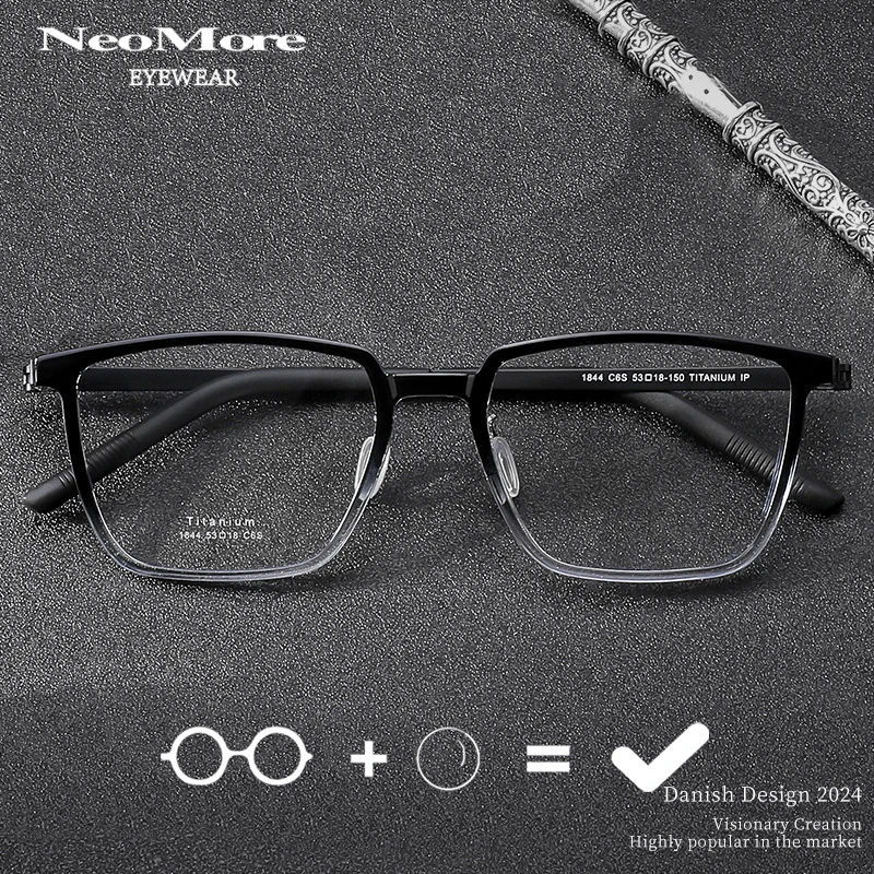 

Lind Ultra Light Pure Titanium Eyeglasses Prescription Myopia Eyewear Brand Multi Focus Eyewear Optical Glasses Spectacles