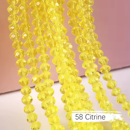 2mm 4mm 6mm 8mm Rondelle Austria Crystal Beads Faceted Glass Beads Loose Spacer Beads for DIY Bracelet Garment Making - Image 26