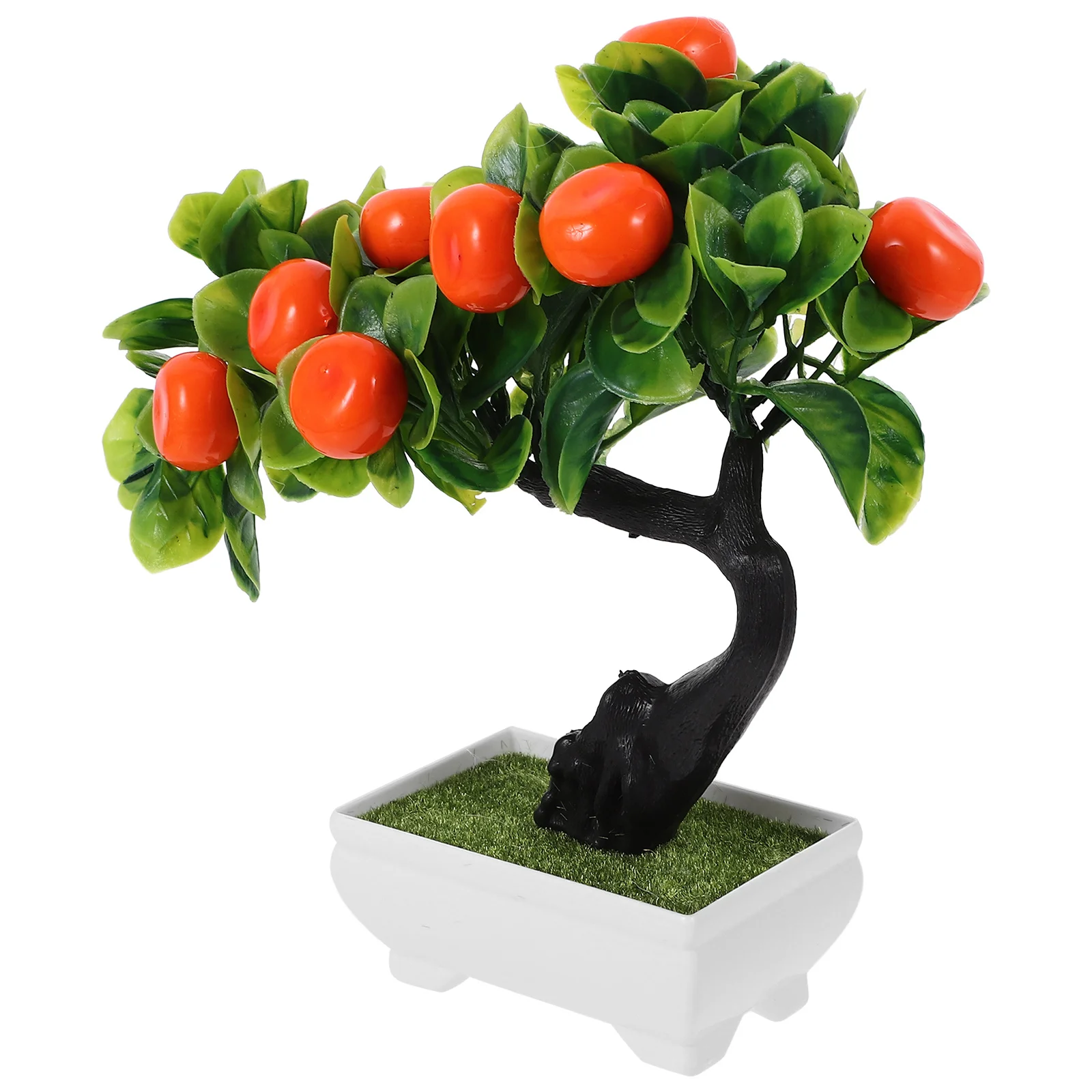 

Faux Potted Plant Artificial Potted Bonsai Decoration Realistic Plastic Plant Office Living Room Garden Ornament