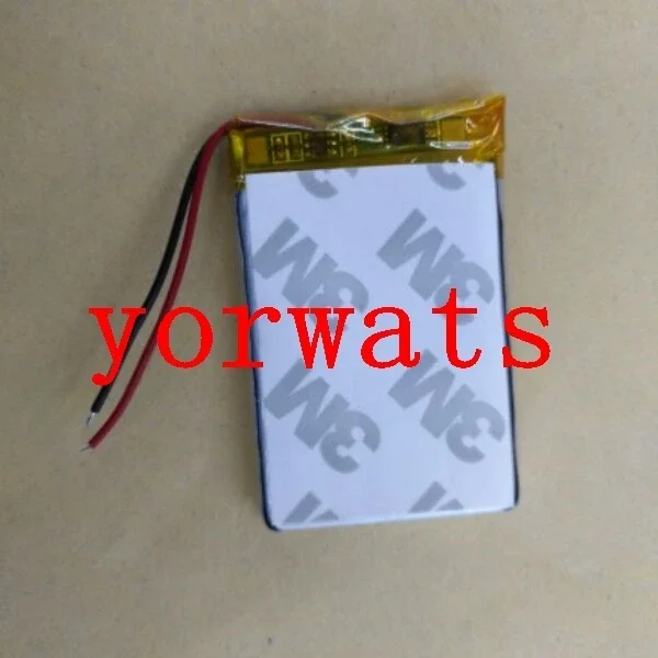 Neue heiße, wiederaufladbare Li-Ionen-Zelle mit 3,7-V-Positionierung des Lithium-Ionen-Akkus 603450 063450   Navigations-Navigationsrekorder.