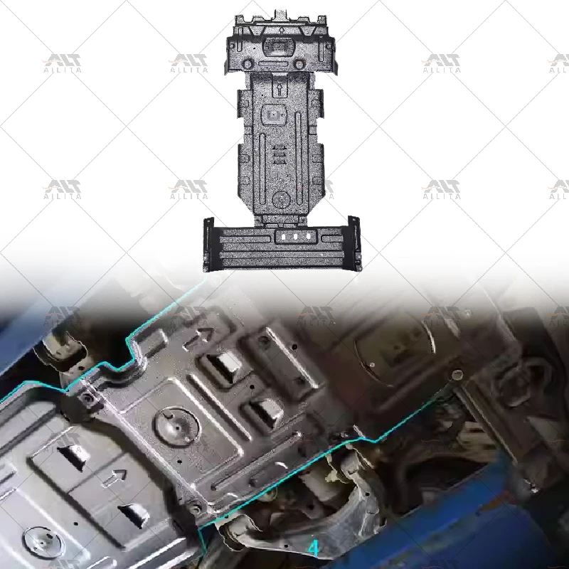 

Aluminum Chassis Guards Engine Skid Plates Underbody Shields for Tota Land Cruiser Prado LC120 LC150 2003-2019 Accessories