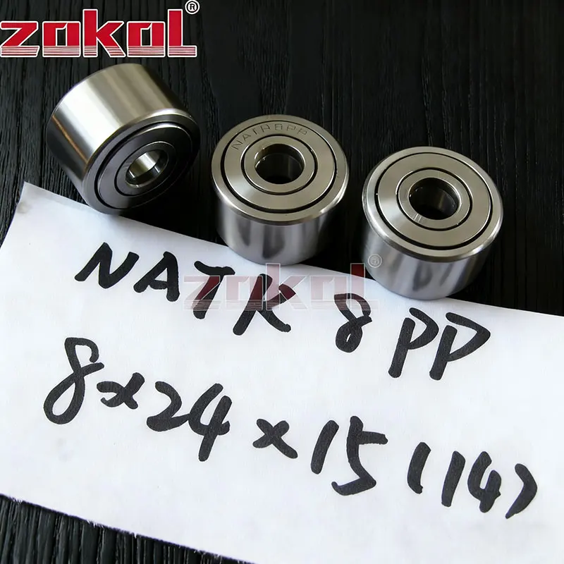 ZOKOL Yoke type track rollers Bearings NATR NATV 5 6 8 10 12 15 17 20 25 30 35 40 45 50 PP X Cylindrical roller bearing ZOKOL