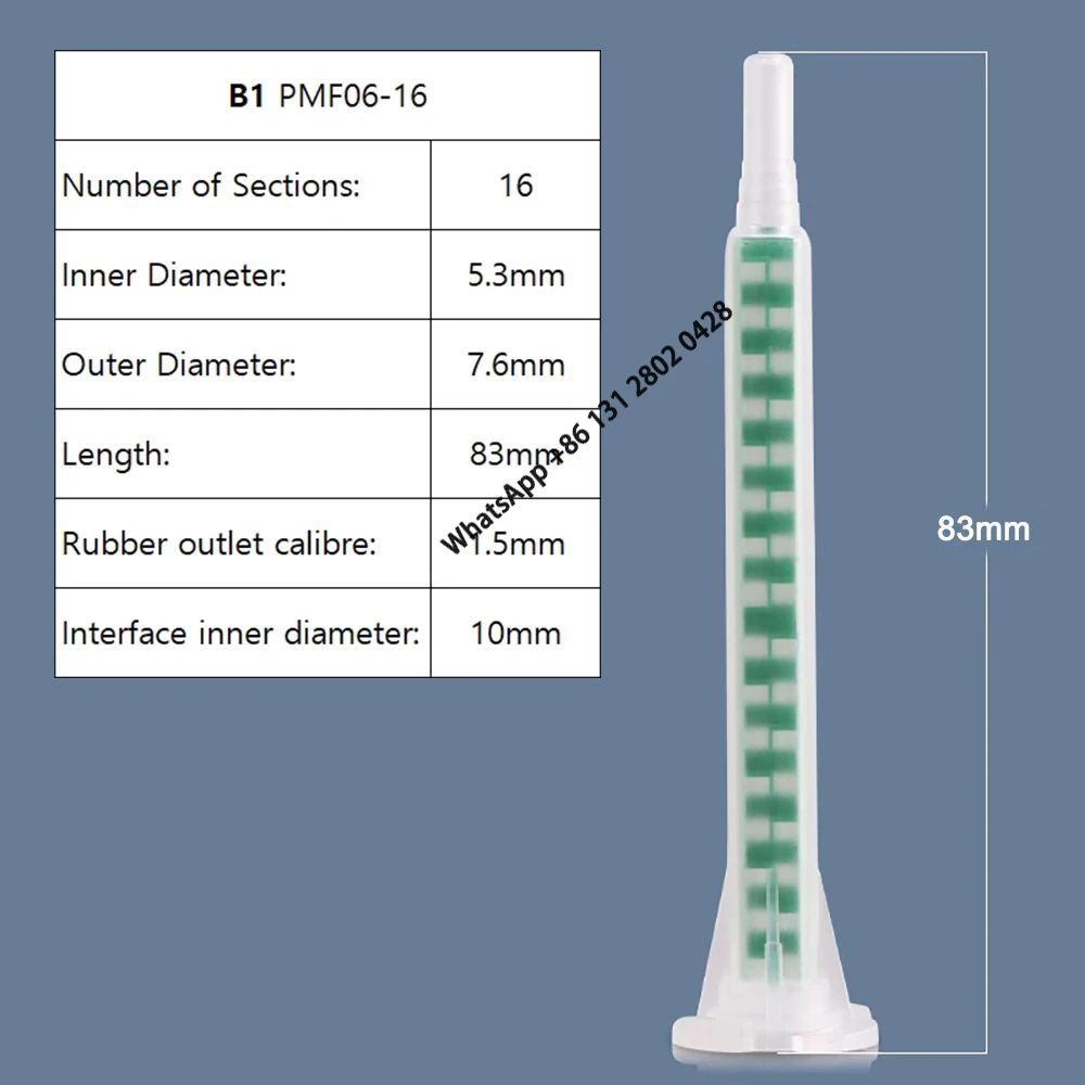 

AB static mixing hose bayonet threaded mouth round mouth corrosion resistant pressure resistant FMC square series