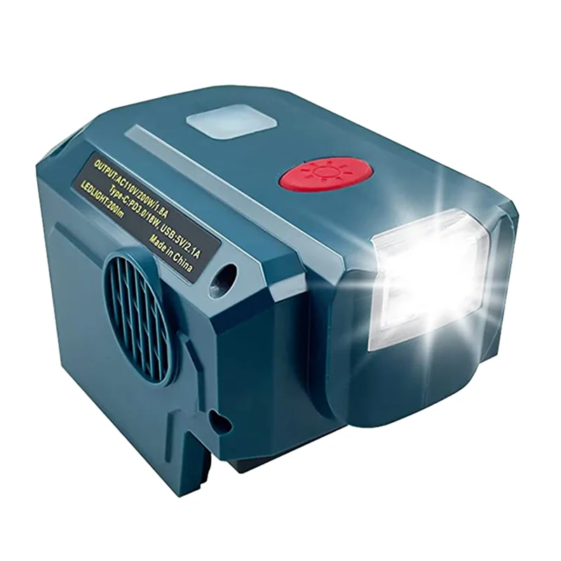 

-A32M 200W DC 18V To AC 110V Modified Power Supply Inverter Sine Wave Power Inverter For 18V Battery