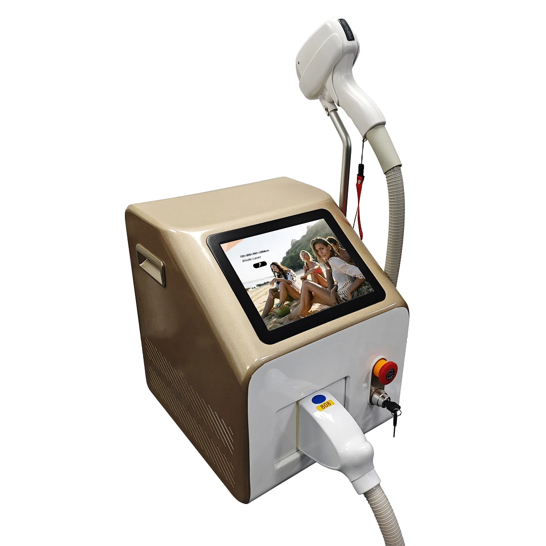 4000W Upgrade Diode Laser Hair Removal Machine Multi-Wavelengths 755/808/940/1064nm Painless Face Epilator with Ice-Cooling Head view 3