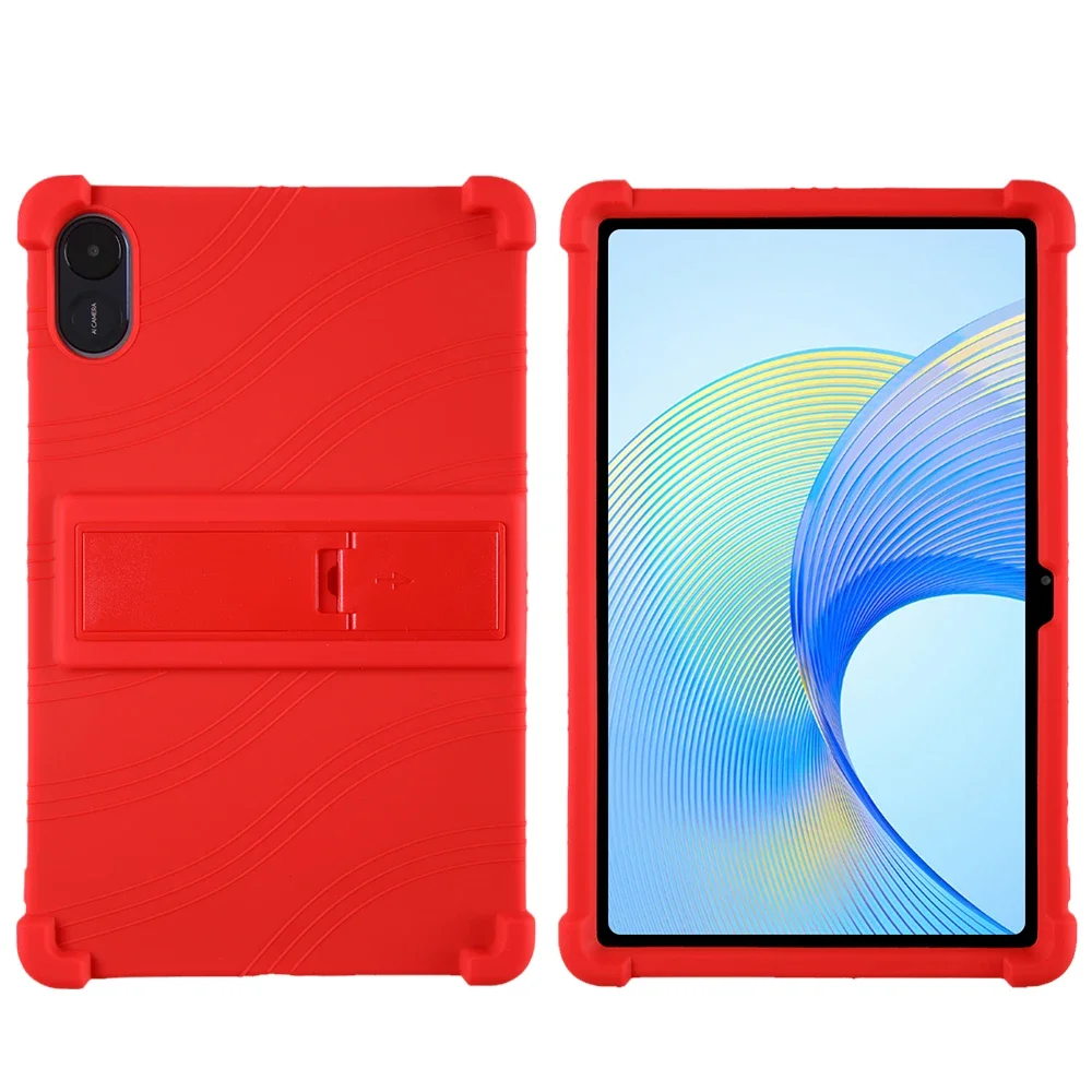 for Honor Pad X8a Tablet Case 11 inch funda, Kids Friendly Soft Silicone Adjustable Stand Cover NDL-W09 protective sleeve