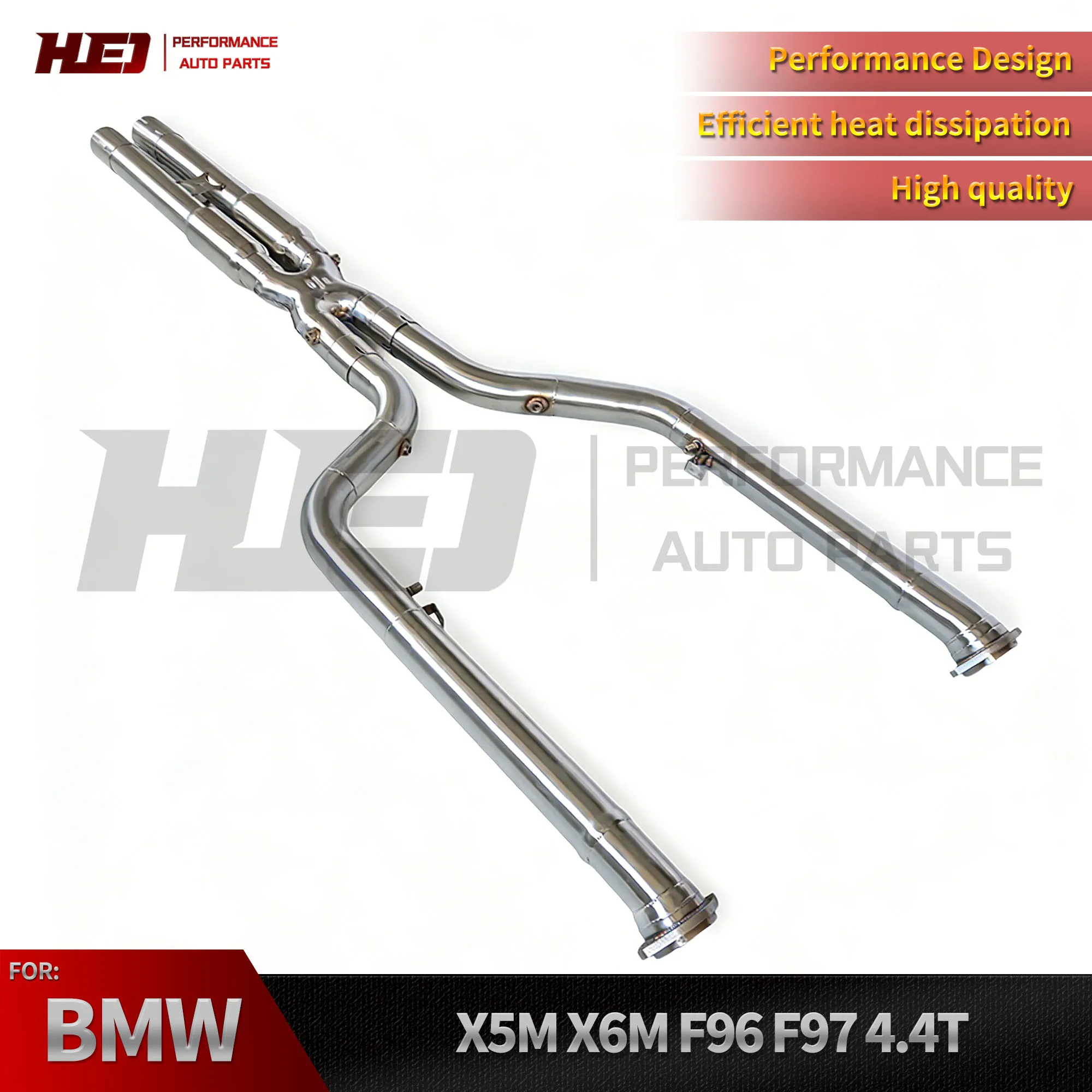 

Выхлопная труба HEO из нержавеющей стали для BMW XM 4.4T 2023-2025 и BMW X5 X6 2024-2025, средняя секция, для повышения производительности