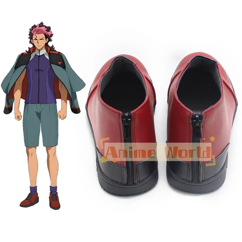 البدلة المتنقلة جاندام الساحرة من ميركوري جويل جيتورك أحذية كوسبلاي مصنوعة حسب الطلب دعائم حفلات الهالوين