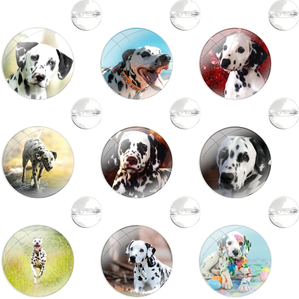 Pins Badge Metal Brooches For Clothes Backpack Decoration gift Dog Dalmatian