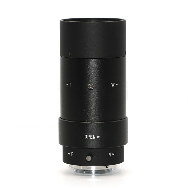 

Megapixel manual aperture/manual zoom 5-100mm industrial camera lens/monitoring lens CS interface