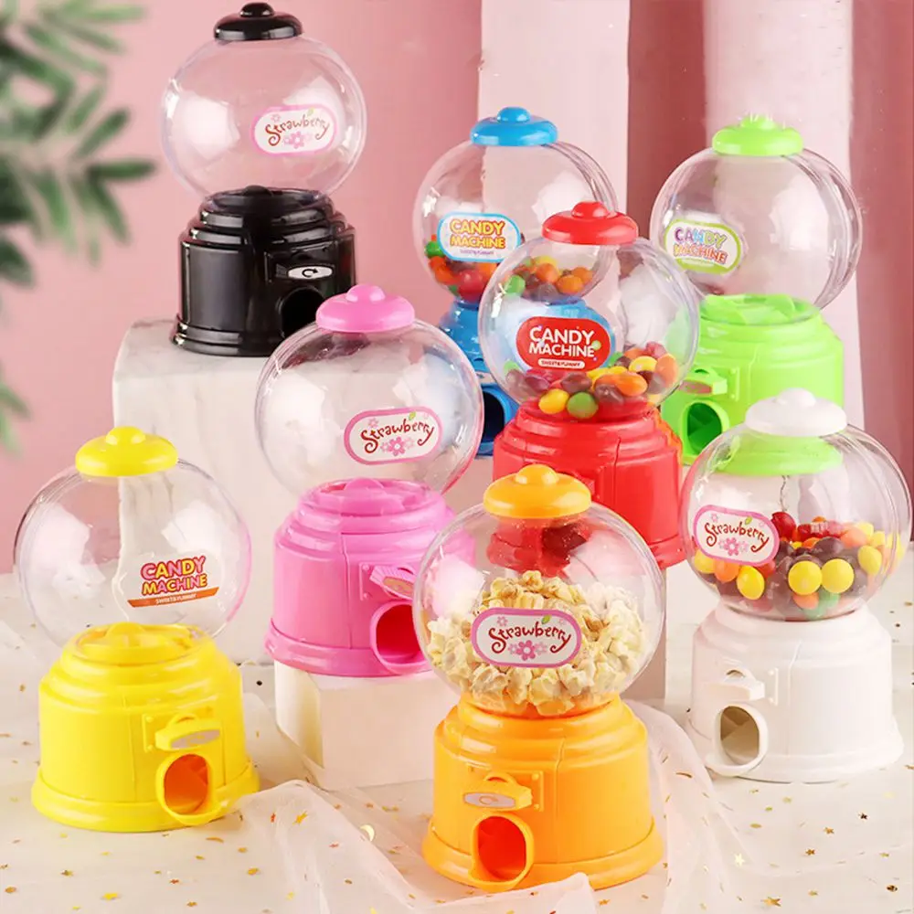 Mini Cute Coin Bank Home Decoration Sweets Christmas Candy Machine Birthday Gift Candy Dispenser Money Saving Box