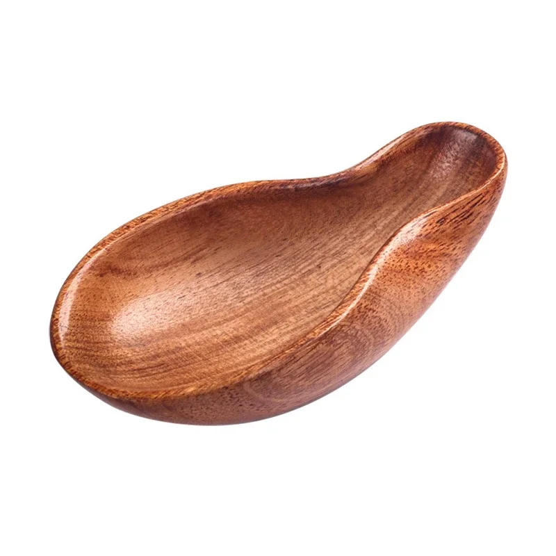 1pcs Creative Handcrafted Rosewood Pipe Stand, Solid Wood Spoon-Shaped Pipe Storage and Display Accessories