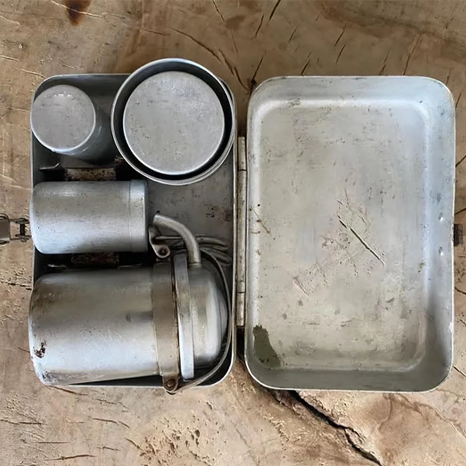 

Portable Camping Coffee Maker Kit Outdoor Pour Over Coffee Kit for Campfire Cooking Stove