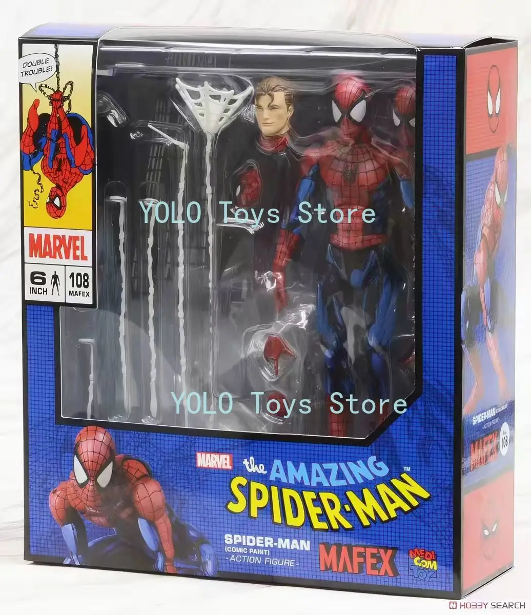 

Переиздание MAFEX 108: Комикс-версия The Amazing Spider-Man, фигурка McFarlane Paint с подвижными суставами