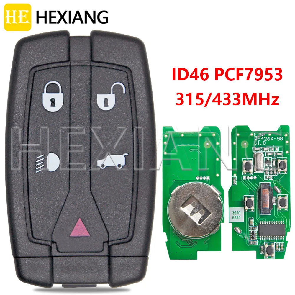 HE NT8TX9 ID46 PCF7953 Chip 315/433MHz Car Remote Key For Land Rover Freelander 2 Discovery