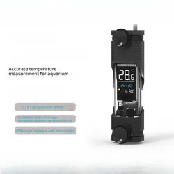 High-precision aquarium water thermometer electronic digital display high-definition LCD aquarium with thermometer