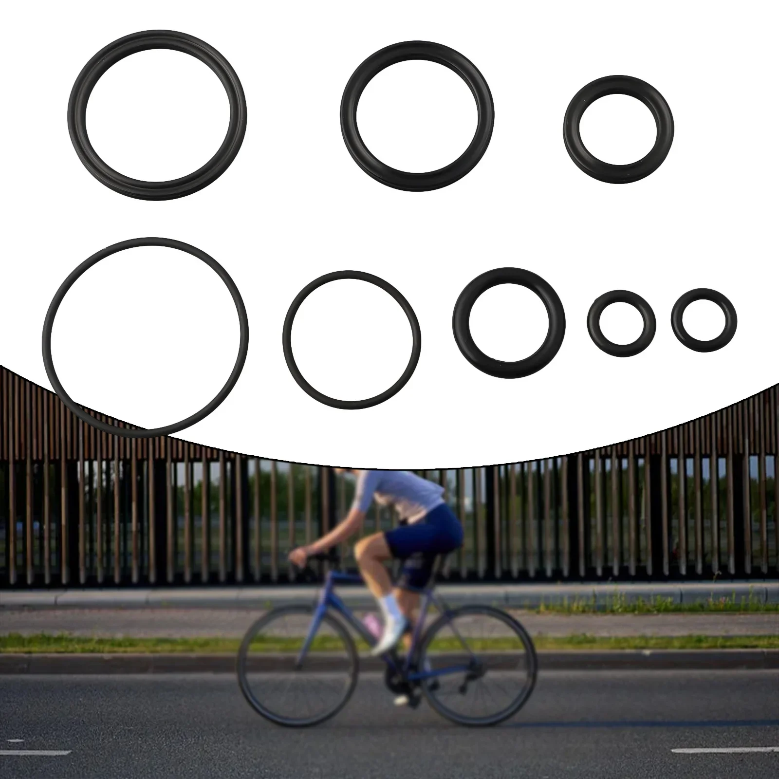 

8pcs Shock Absorber Seals Bike Rear Shock Air Seal Kit For Fox Air Pressure Version Absorber O-Ring Seals 2 0 2 4