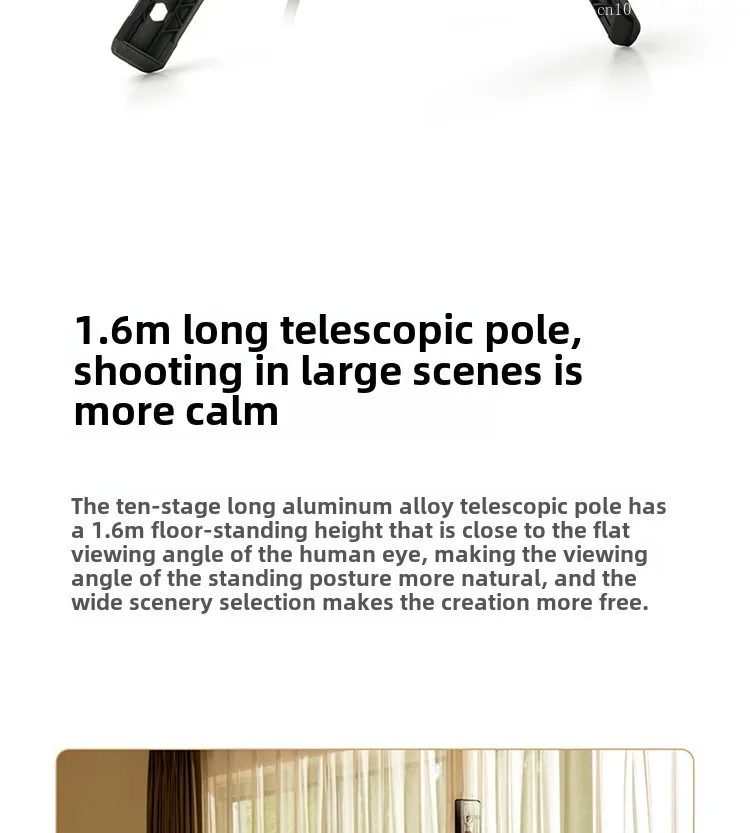 Original Xiaomi Mijia Zoom Ground Selfie Stick Bluetooth Remote Control Portable Multi-functional Tripod