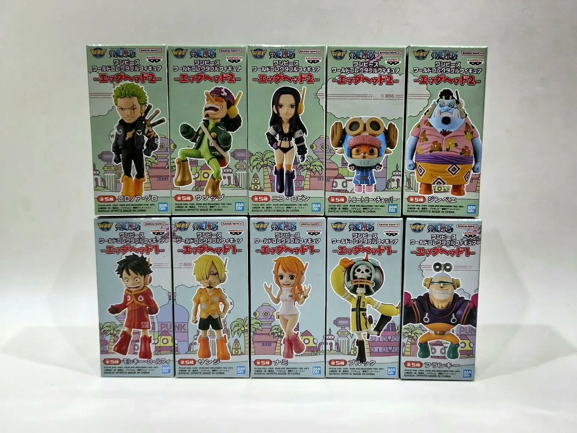 In Stock Bandai One Piece Wcf Egg Head Island Departure 2 Solon Shoping Joba Robin Landscape Handmade Gift
