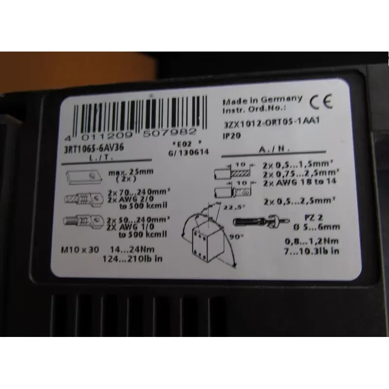 

Brand New 3RT1065-6AV36 TM150XDHG01 ADIS16485 UMK-16 RELS/KSR-G24/21/PLC 1763-L16AWA Fast Delivey
