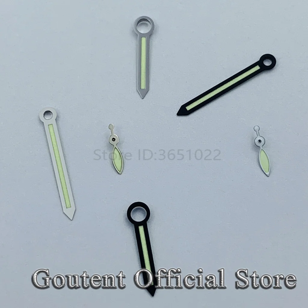 Goutent Green Luminous Watch Hands Fit for 6497,6498 ST3600 / ST3620 movement