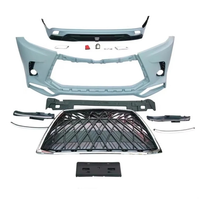 

Car Accessories Body Kits For High Lander 2015-2017 Upgrade To 2018 Original Style Body Kit With LED Headlight Bumper Guard