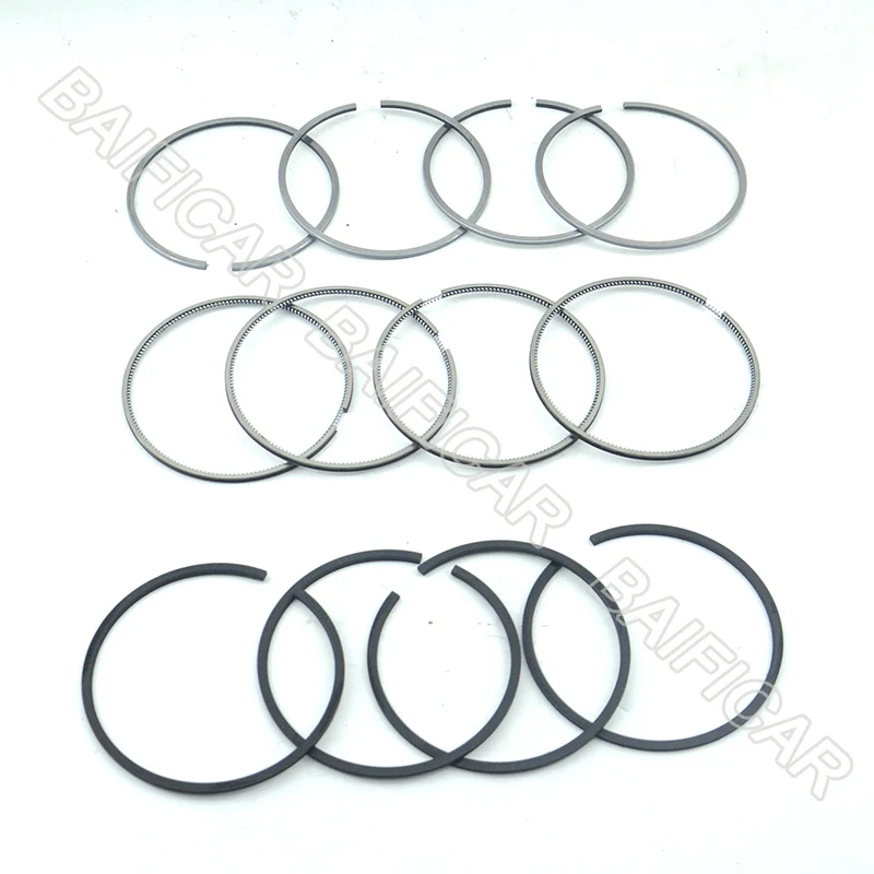 Baificar New Genuine Engine Piston Ring Kit D4HB 23040-2F910 23040-2F950 For Hyundai Santa Fe Palisade Kia Carnival Sorento 2.2