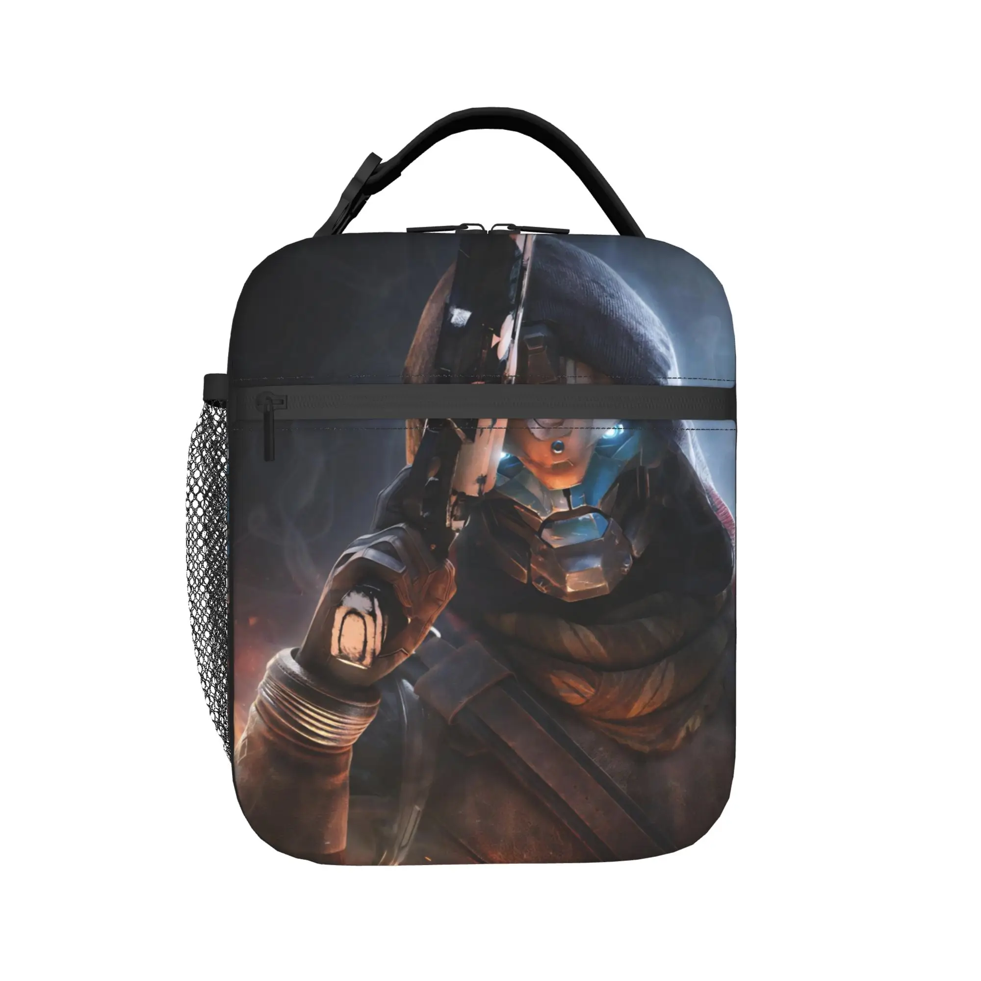 Sac fourre-tout isotherme pour déjeuner Destiny 2 Games Product Lunch Food Box INS, boîte à lunch thermique tendance pour l'école