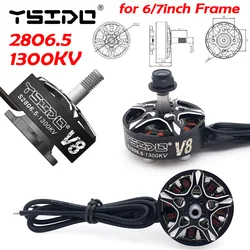 YSIDO SpeedBat 2806.5 V8 2807 1300KV bezszczotkowy silnik do APEX Mark4 7/8 cala FPV Drone Freestyle Quadcopter Multicopter