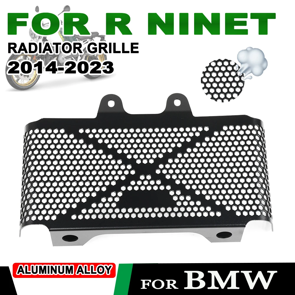 

2023 R nine T Motorcycle Radiator Grill Cover Protector Oil Cooler Guard For BMW RNineT Pure Racer Scrambler R9T 2014-2021 2020