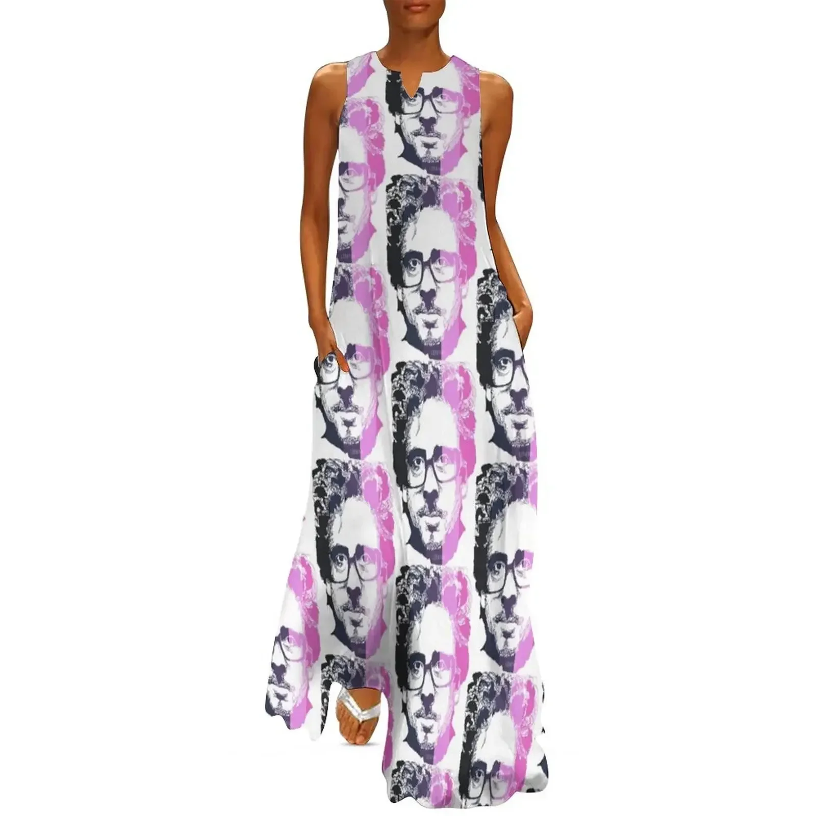 

Tim Burton in stripes! Long Dress dresses summer woman 2025 long sleeve dresses women's clothing summer 2025 novelties Dress