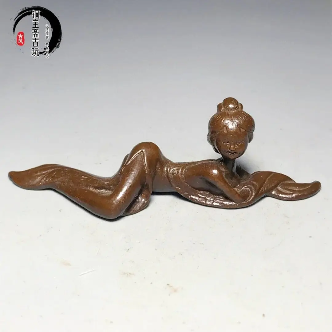 Maid beauty woman pen holder paperweight Statue Sculpture Figurines Home Garden Decoration Statues For House