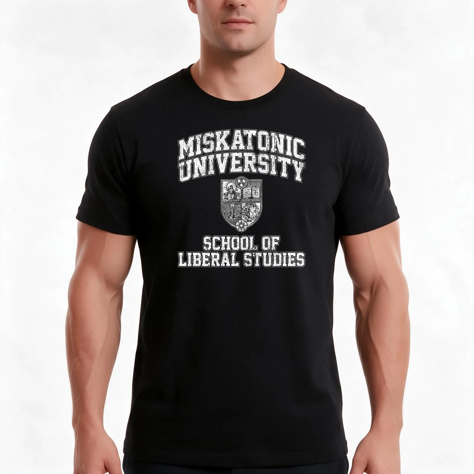 Miskatonic University School of Liberal Studies T-Shirt Summer Casual Cotton Tee Oversized Streetwear Tops Unisex Men Women