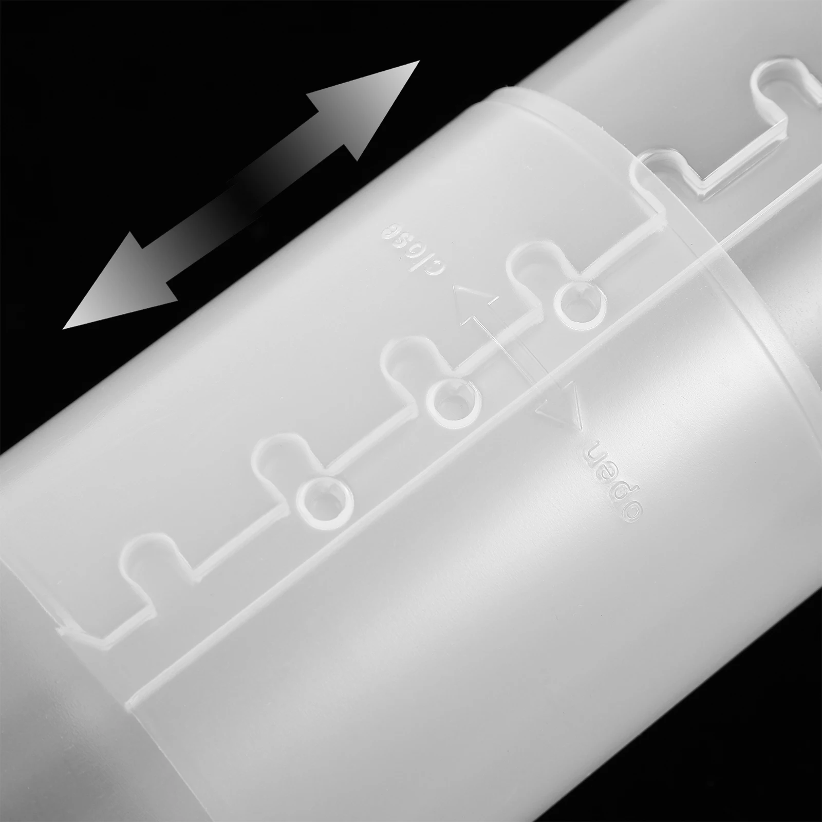 

3Pcs Retractable Makeup Brush Holder Premium Polypropylene Travel Brush Container Clear Waterproof Organizer for Daily Use and