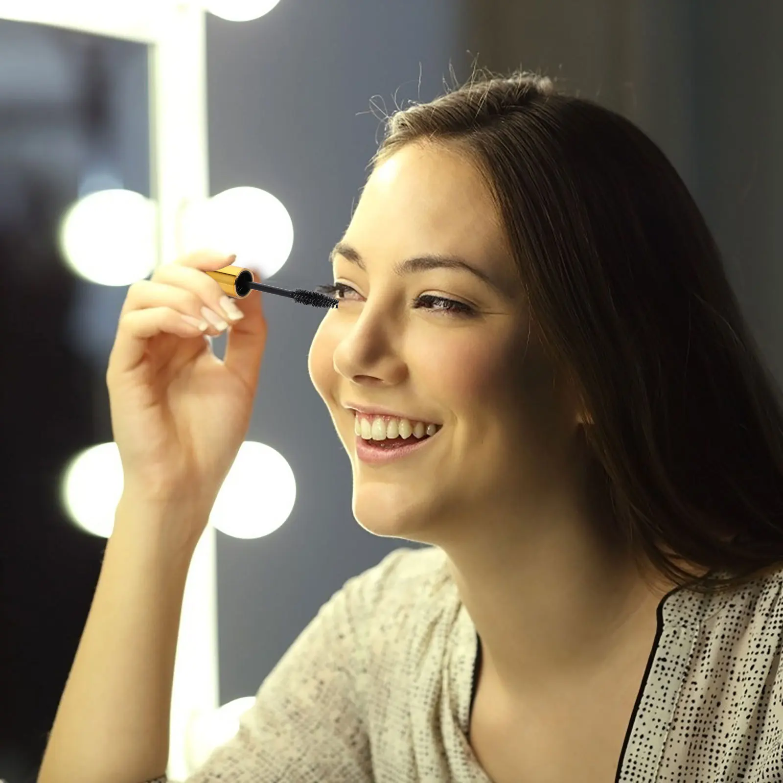 Ensemble de bouteilles rechargeables de maquillage de 10Ml, Tube de Mascara vide avec baguette, récipient liquide de croissance des cils convivial pour voyage, flacon transparent, 10 pièces