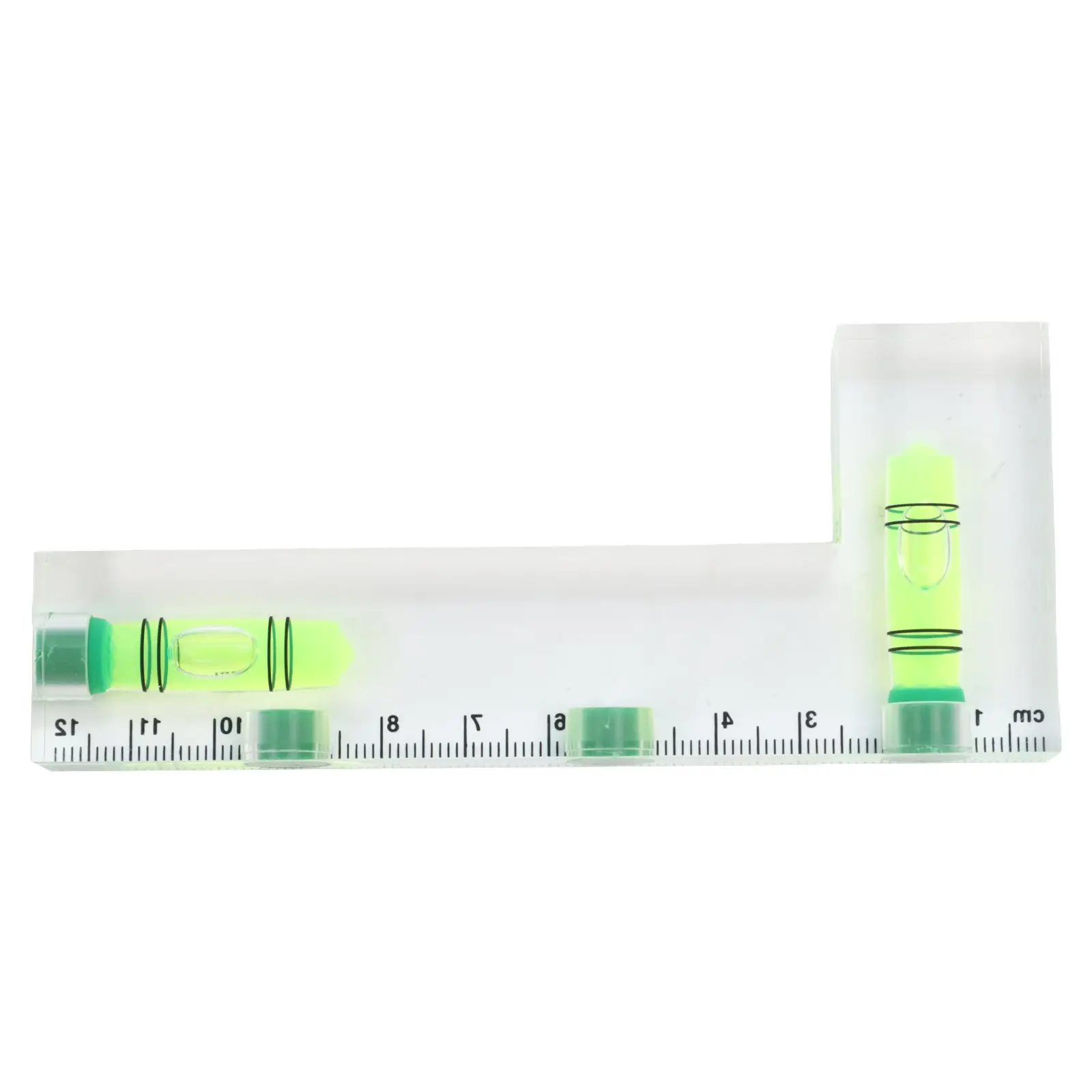 Household Level L-shaped Ruler High-Precision Molding Leveling Tool Magnetic Suction Practical Tool ABS Material