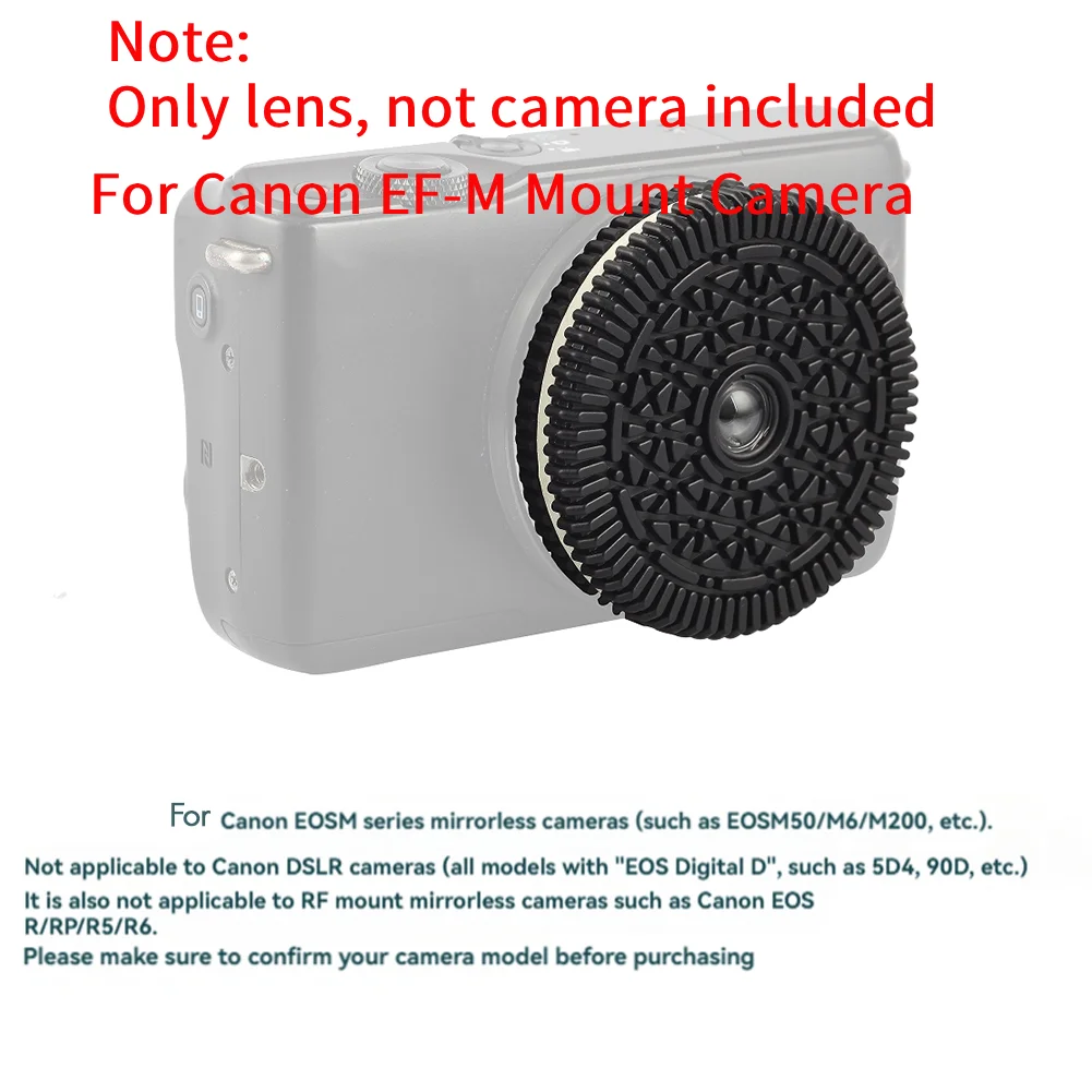 32mm F10 Gratis Focus Pannenkoek Lens voor Sony E Mount/voor Nikon Z-Mount/voor Fuji X-Mount/EF-M/M43 Mount Serie Mirrorless Camera's