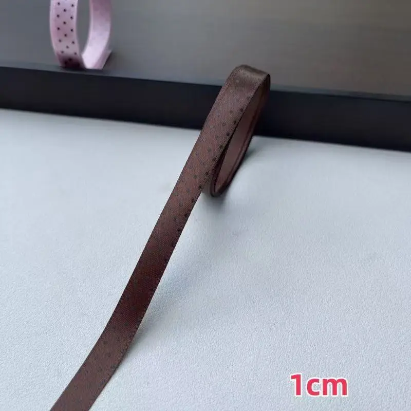 12-teiliges Set aus rosa-braunen gestreiften Bändern, Kombination aus Spitze, handgemachte Schleifen, Haaraccessoires, Geschenkverpackung, DIY-Material, Geschenk – Detail 14