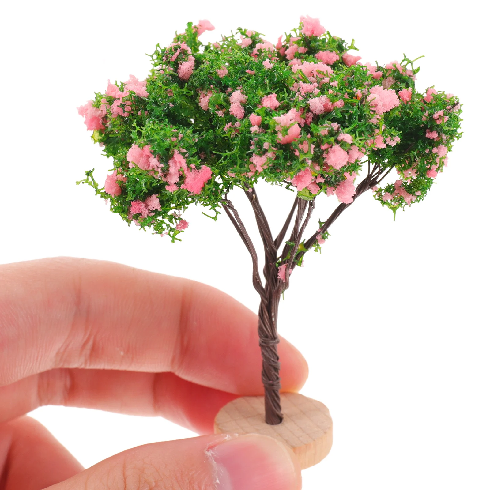 

4 Pcs Simulated Mini Tree Simulation Ornament Miniature Toy House Miniatures Crafts Artificial Green Scenery Room Model