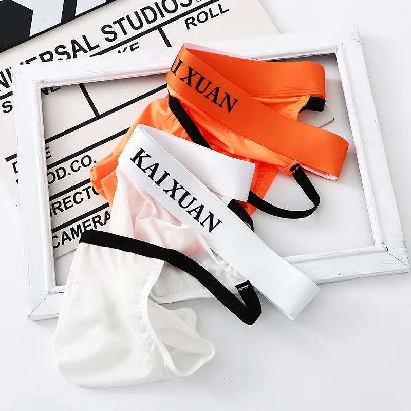 

Мужские сексуальные трусы с разрезом спереди, трусы с высоким вырезом, дышащие трусы с выпуклостью, увеличивающие выпуклость, молодежное нижнее белье, нижнее белье