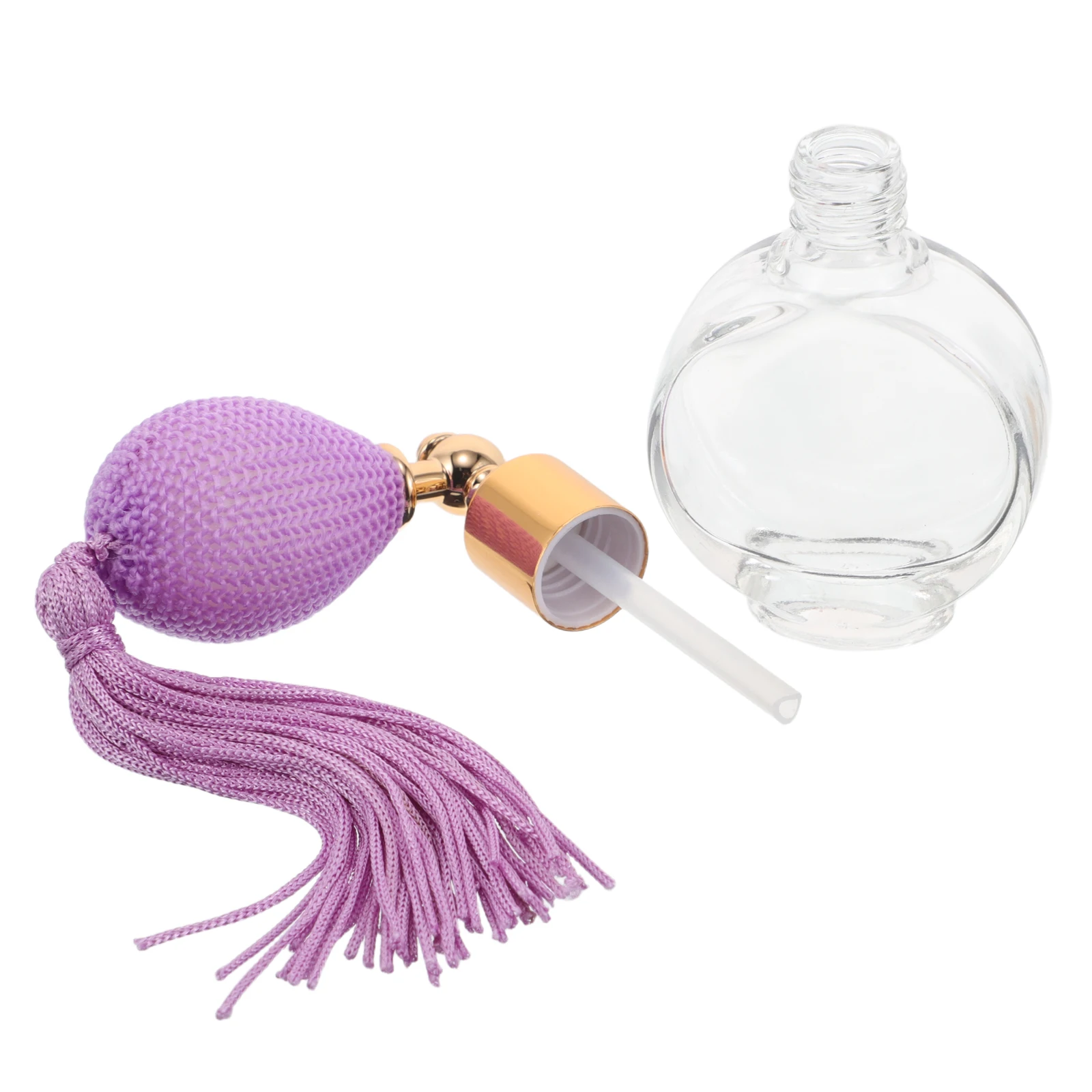 

Mini Powder Bottle Spray Perfume Atomizer Empty Fragrance Container Glass Crystal Portable Travel Size Body Refill Pump Sub