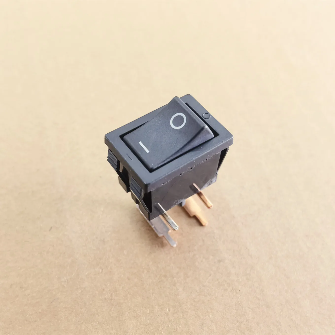 Original new 100% AJ7231BP2F bend foot 2gear 4pin rocker switch power button rocker switch 10A250VAC