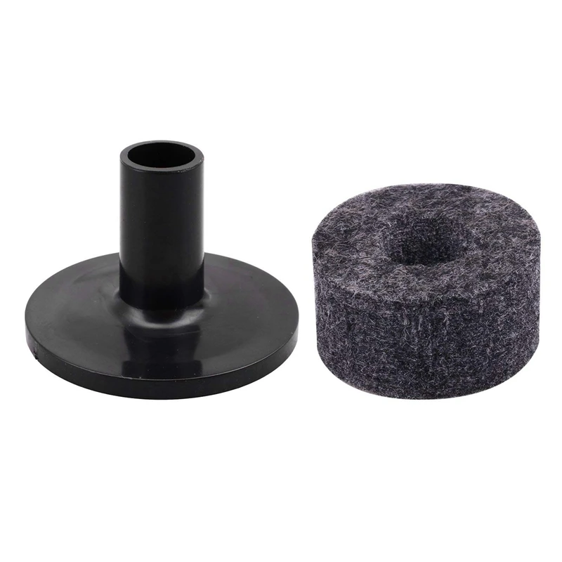 32PCS Cymbal Stand 25Mm Felt Washer + 8PCS Cymbal Sleeves Replacement For Shelf Drum Kit