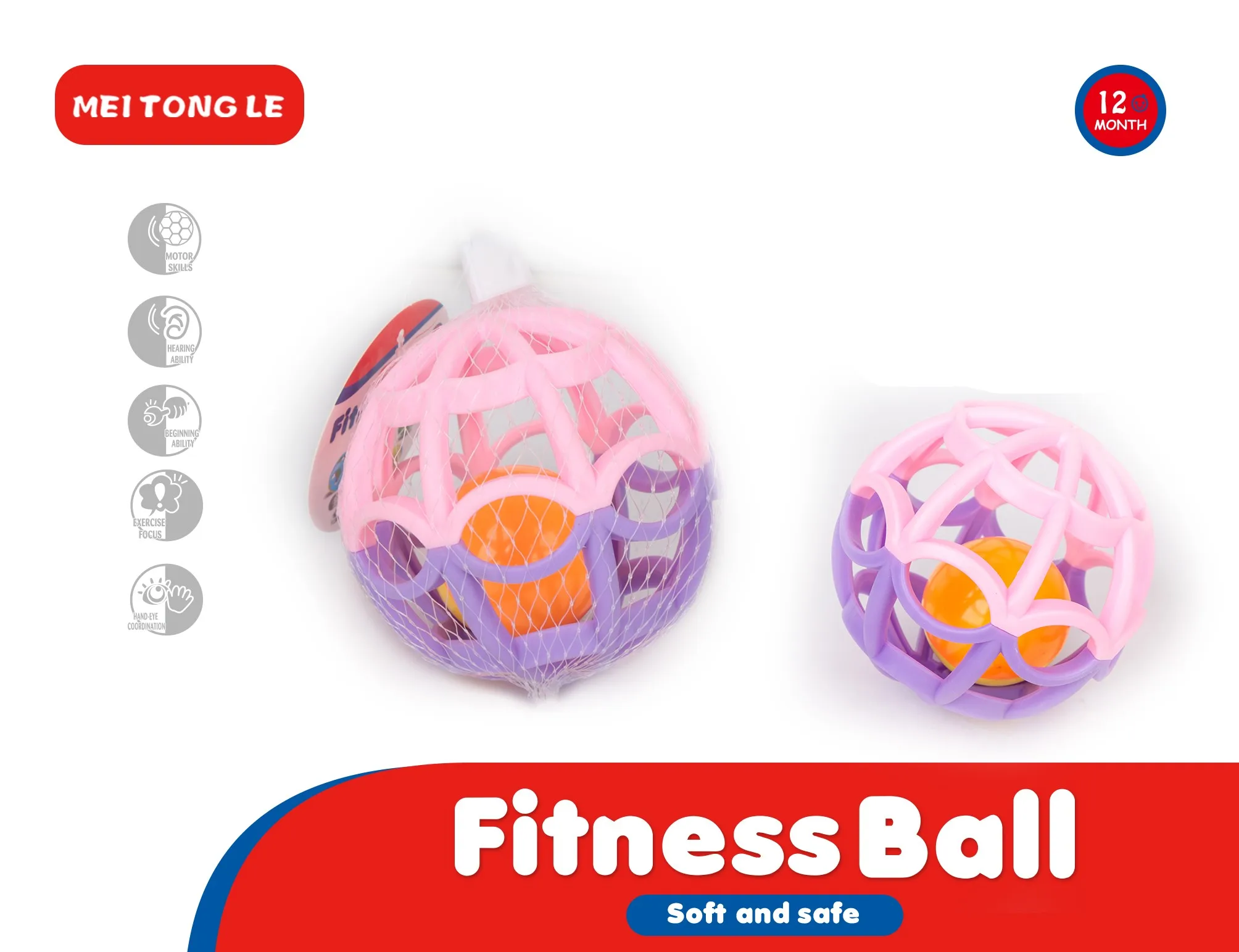 

Baby Rattles Toy Soft Rubber Baby Hand Bell Rattles Fitness Grasping Ball Exercise Toys Early Education Toys Birthday Gifts