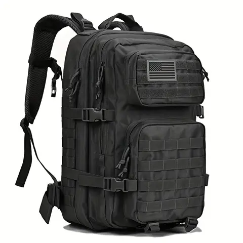 Durable Tactical Backpack For Outdoor Sports And Travel - Unisex Double Shoulder Design